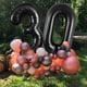 thumbnail image 5 of Globos con números TOTAFAM para decoración de fiesta de 30 cumpleaños, 40 cm, 5 of 7