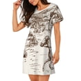 thumbnail image 2 of Lsque Western Desert Cowboys3 Pattern Nightgowns for Women Sleep Shirts Short Sleeve Nightshirt Pullover Nightdress Soft Sleepwear Relaxed Fit Nightdress, 2 of 6