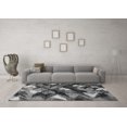 thumbnail image 3 of Ahgly Company Indoor Square Abstract Gray Modern Area Rugs, 6' Square, 3 of 4