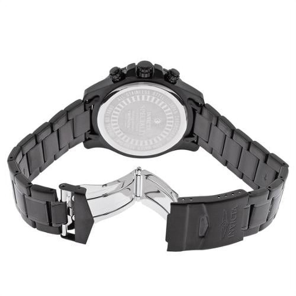 Invicta Men's 14880 Specialty Black Dial Black IP Steel Bracelet