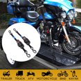 thumbnail image 4 of Correas De Trinquete Retráctiles Para Automóvil, 2,5 M, 1760 Libras, Correas De Amarre Autoretráctiles De Alta Resistencia Para Camión, Remolque, Motocicleta, ATV, Lancha, 4 of 7