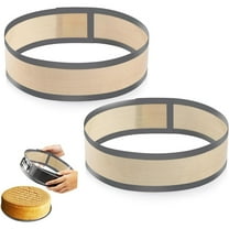 Silicone Baking Mat for Springform Pan,Prevent cake from Sticking to Side,Easy Clean & Non Sick Silicone Baking mat for Cheesecake Pan (2 pcs)