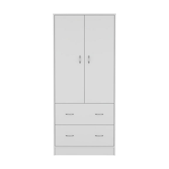 Chests Of Drawers, Armoire Edie, Bedroom, White, White Dressers,Engineered Wood Wooden Dressers, Furniture Bedroom Furniture Dressers, Chests & Wardrobes