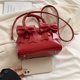 thumbnail image 5 of Bolso de Hombro Mujer PU Arco Elegante Bandolera para Viajes al Aire Libre Rojo, 5 of 8