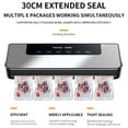 thumbnail image 6 of DFITO Vacuum Sealer Machine, Fully Automatic, 65 kPa, Dry and Moist Modes, 30 Bags, 6 of 16