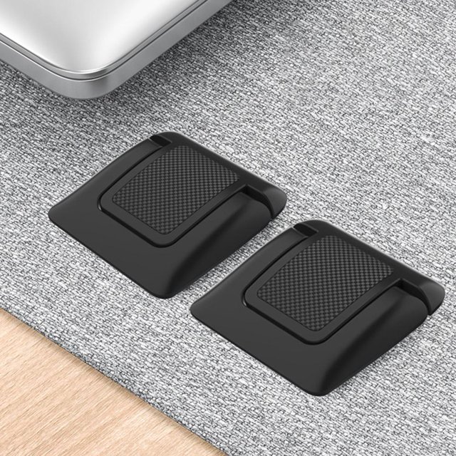 5pcs Portable Mini Laptop Invisible Stand Plastic Foldable Notebook Holder