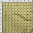 thumbnail image 4 of oneOone Velvet Lime Green Fabric African Sewing Craft Projects Fabric Prints By Yard 58 Inch Wide, 4 of 4