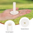 thumbnail image 5 of Uxcell 2.76" Rubber Golf Tees 6PCS Stable Indoor Outdoor Ball Holder White, 5 of 7
