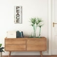 thumbnail image 3 of Stupell Industries Peace Holiday Christmas Wood Texture Word DesignCanvas Wall Art By Artist Jennifer Pugh, 3 of 3