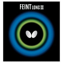 Butterfly Table Tennis Rubber - Feint Long III 0.5 Red