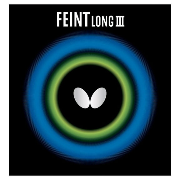 Butterfly Table Tennis Rubber - Feint Long III 1.3 Black