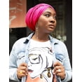 thumbnail image 4 of Hair Wrap for Black Women with Natural Hair Large Stretch Soft Edge Scarves for Braids Dreadlocks Headbands, 4 of 8