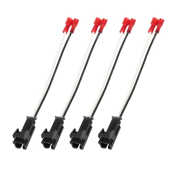 Unique Bargains 4pcs Car Speaker Connector Harness Adapter 72-4568 Black for Buick Terraza 2006