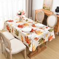 thumbnail image 2 of Autumn Maple Leaves Tablecloth Waterproof Table Cloth Rectangle Fall Color Table Covers Water Repellent for Seasonal Decoration Home Dining Room Thanksgiving Day Colorful 60 x 84 Inch, 2 of 6