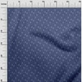 thumbnail image 3 of oneOone Viscose Chiffon Medium Blue Fabric Alphabet Sewing Craft Projects Fabric Prints By Yard 42 Inch Wide, 3 of 5