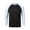 Black, variant on JTieacloth Mens Tops Tee Shirts Men's Fashion Color Blocked Long Sleeved Sports T Shirt Men's Breathable Sports Top