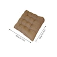 thumbnail image 3 of kladzum Square Chair Pads Indoor Seat Cushions Pillows Thick Soft Seat Cushion Factory Wholesale Brushed Student Cushion Comfortable Chair Seat Cushion for Kitchen Dining Office Chair Floor Decor, 3 of 3