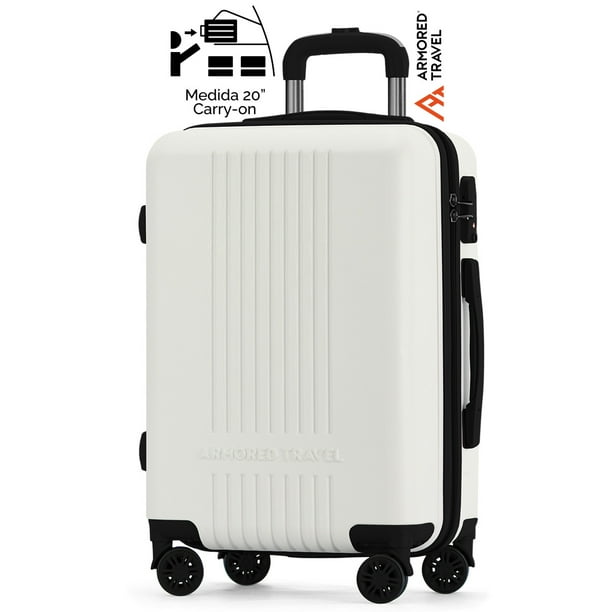 Maleta de viaje Carry-on de mano cabina 20” 10 kg ABS doble calibre candado de alta seguridad TSA LOCK Armored Travel