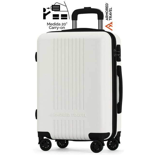 Maleta de viaje Carry-on de mano cabina 20” 10 kg ABS doble calibre candado de alta seguridad TSA LOCK Armored Travel