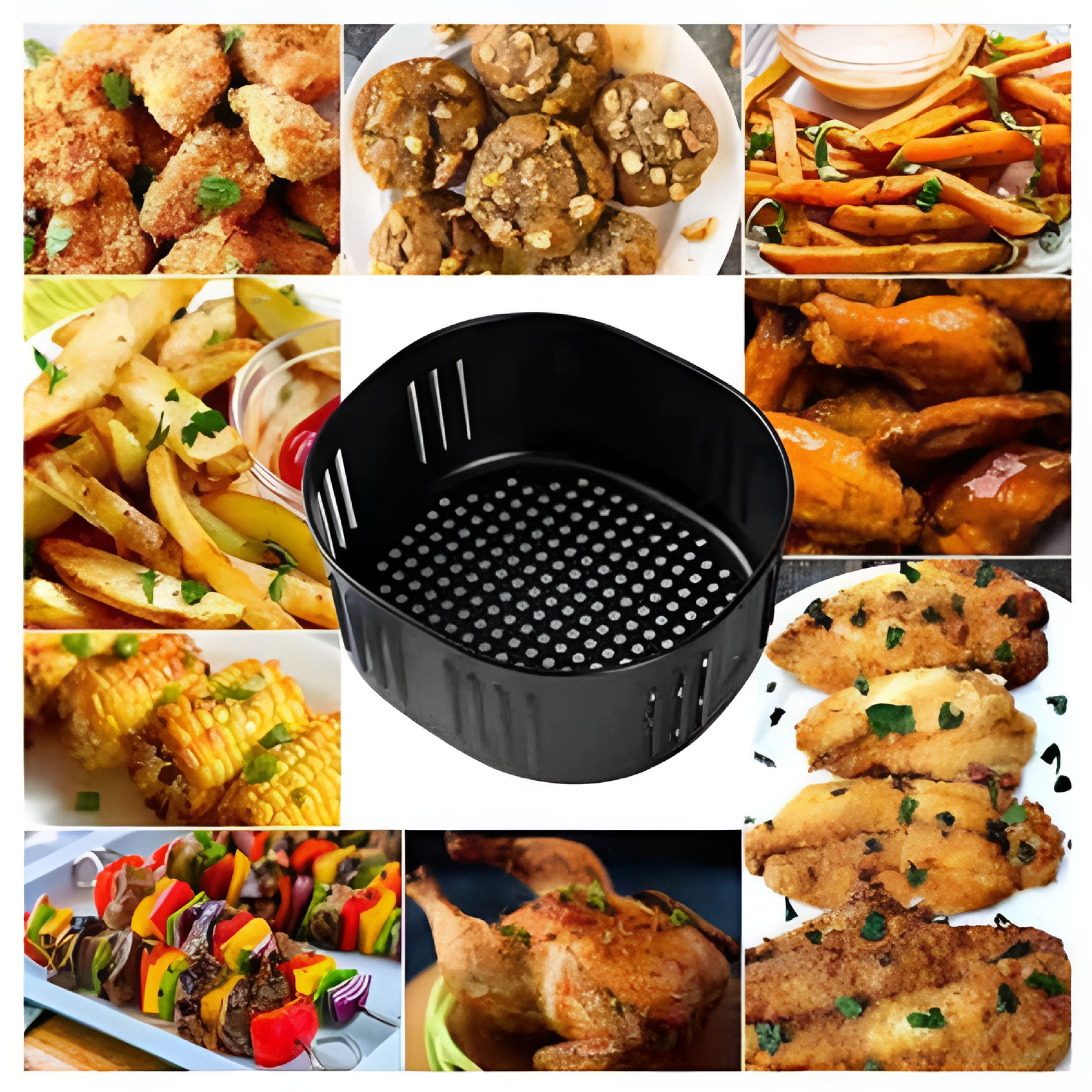 ACDANC 2026 New Air Fryer Replacement Basket for 5.5Qt Air Fryer and All Air Fryer Oven,Air Fryer Accessories for Air Fryer, Oven, Kitchen, Countertop