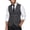 1-Gray, variant on MXALUOB Men's Suit Vests V Neck Button Front Dress Vest Slim Fit Notched Lapel Formal Waistcoat with Pockets for Business Wedding