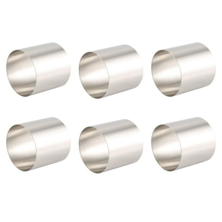 

6 Pieces Round Biscuit Cutter Mousse Cookie Frying Egg Rings