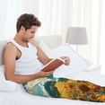 thumbnail image 5 of Bingfone Field Style Bicycle Young Sunflower Mens All Over Print Sleep Pajama Pants-XX-Large, 5 of 5
