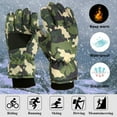thumbnail image 6 of Gloves Camouflage Winter Outdoor Skating Size Boys Snow Ski Windproof Warm M/L Kids Snowboarding Girls Kids Gloves Mittens Gloves for Kids 10-12 Wool Mitten Kid Kids Cotton Glove Kids Gloves Winter, 6 of 8