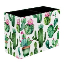 ERJLKXP Pen Holder for Desk Organizer,Cactus Plants Pencil Cup Holder,Pen Desktop Storage Box for Home and Office Makeup Brush Holder