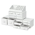 thumbnail image 3 of Sorbus Large Makeup Organizer - Stackable Jewelry & Makeup Organizer For Vanity, Bathroom Storage, Dresser - 12 Drawers Cosmetic Beauty Organizers and Storage with Lipstick, Makeup Brush Holder, 3 of 7