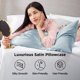 thumbnail image 3 of Pack de 2 fundas de almohada satinadas, tamaño estándar, color azul piedra, 3 of 9