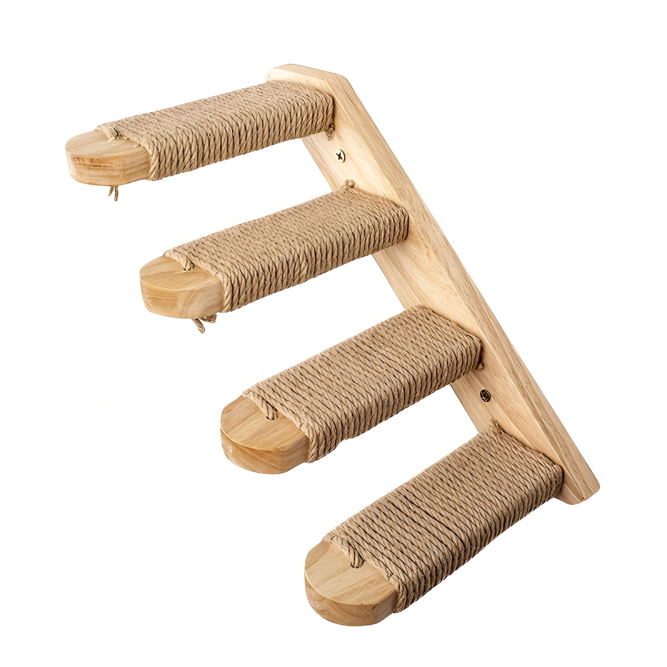 XIBUFE 2026 New Cat Hammock Wall Mounted Wooden Kitten Hanging Bed Pet Furniture Perches for Wall,Window,Room,Apartment,Indoor,Small Cats,Kittens