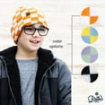 thumbnail image 4 of Britt's Knits Check Mate Stretchy Knit Beanie - Orange (Kid's), 4 of 6