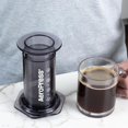 thumbnail image 3 of AeroPress Clear Black Coffee Press \u2013 3 In 1 Brew Method Combines French Press, Espresso, Full Bodied Coffee Without Grit or Bitterness, Small Portable Coffee Maker for Camping & Travel, Black, 3 of 8
