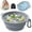 Gray, variant on Face Bowl for Ice with Built-in Ice Tray – Collapsible Silicone Facial Ice Bath Bowl for Cold Plunge Therapy, Skin Tightening & Acne Relief – Portable Spa Tool for Home & Travel(Coffee)