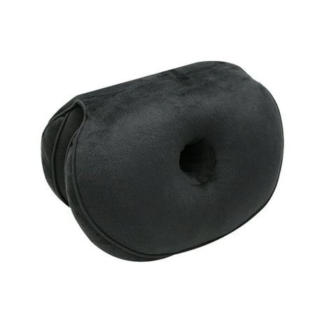 

Jocestyle Memory Foam Plush Seat Cushion Orthopedic Office Chair Seat Pillow (Black)