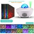 thumbnail image 5 of Galaxy Star Projector, Starry Projector Light with 21 Lighting Modes with Remote Control& Built-in Music Player Ocean Wave Star Projector/LED Nebula Cloud As Gifts for Kids Adults for Bedroom (White), 5 of 9