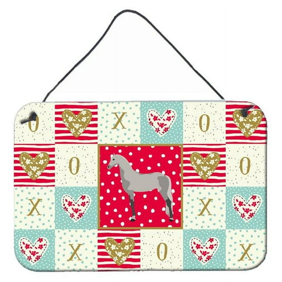 Carolines Treasures CK5335DS812 8 x 12 in. Orlov Trotter Horse Love Wall or Door Hanging Prints