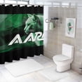 thumbnail image 7 of Orinice Arctic Cat Bathroom Decor Set - Colorful Luxurious Graphic Print Polyester Fabric Fashion Shower Curtain with Hooks, Chic Modern Design, Waterproof and Easy to Install 36x72, 7 of 7