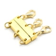 thumbnail image 2 of QIQUWOHUL Multi Necklace Layering Clasps Necklace Clasp Gold And Silver Necklace Separator For Layering Multiple Necklace Clasp For Women, 2 of 5