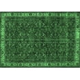 thumbnail image 1 of Ahgly Company Indoor Rectangle Persian Emerald Green Bohemian Area Rugs, 5' x 7', 1 of 4