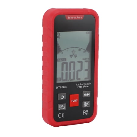 YAHHU Electromagnetic Field Radiation Detector 3 in 1 Magnetic Electric Field Radio Frequency Tester for Home Outdoor Use Accurately Measure EMF Levels (7.09 inches / 18 cm)