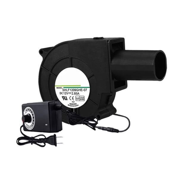 Soplador eléctrico para barbacoa, gran volumen de aire, portátil, ligero, 12 V, 2,85 a, pequeño, para principiantes, para exteriores, fuelles,