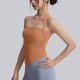 thumbnail image 2 of Mujeres de Color Sólido Cuatro Filas Ajustable Inalámbrico Sujetador Doble Hombro Estilo a Prueba de Choques Yoga Deportes Sujetadores para Mujeres, 2 of 6