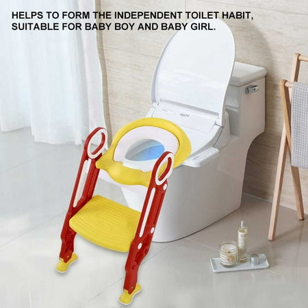 Potty Chair,Baby Toilet Ladder,Fosa Portable Baby Toddler Hard Toilet Chair Ladder Kids Adjustable Safety Potty Training