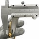 thumbnail image 3 of Dinheiro Calibrador Vernier Herramienta de medición de acero con alto contenido de carbono Métrico de 150 mm para mediciones de profundidad interior, exterior, longitud, altura y espesor (Plata), 3 of 5