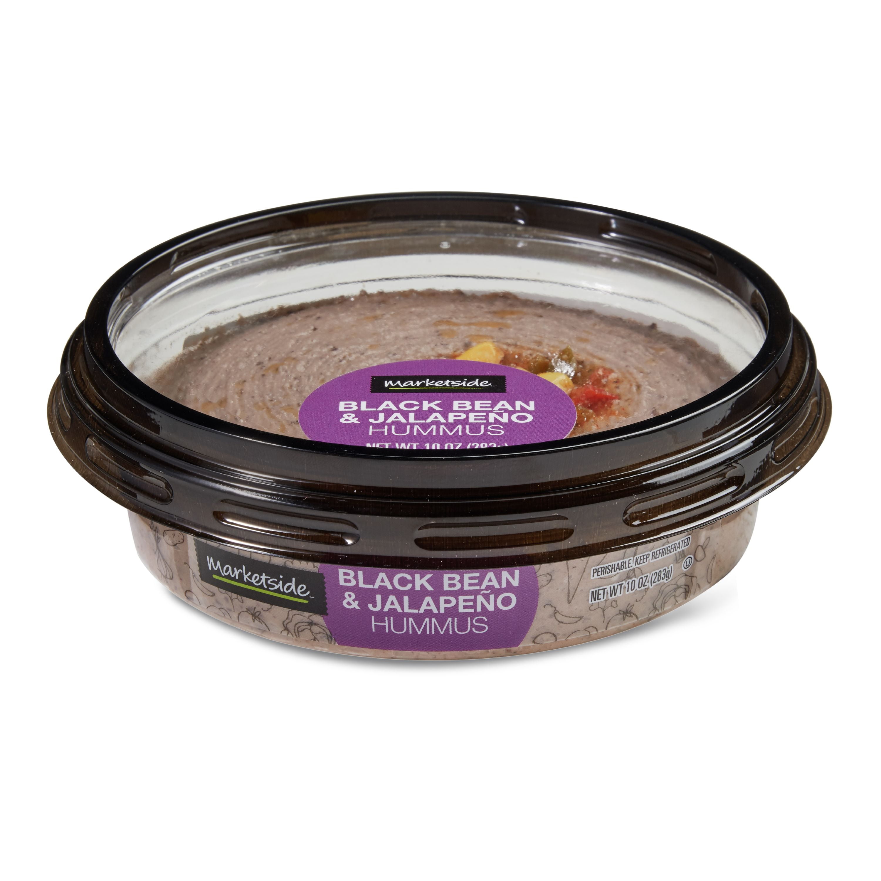 Marketside Black Bean Jalapeno Hummus 10 Oz Walmart Com Walmart Com