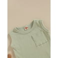 thumbnail image 5 of Bagilaanoe 2pcs Toddler Baby Boy Short Pants Set Sleeveless Tank Tops + Shorts 6M 12M 18M 24M 3T Kids Casual Summer Outfits, 5 of 9