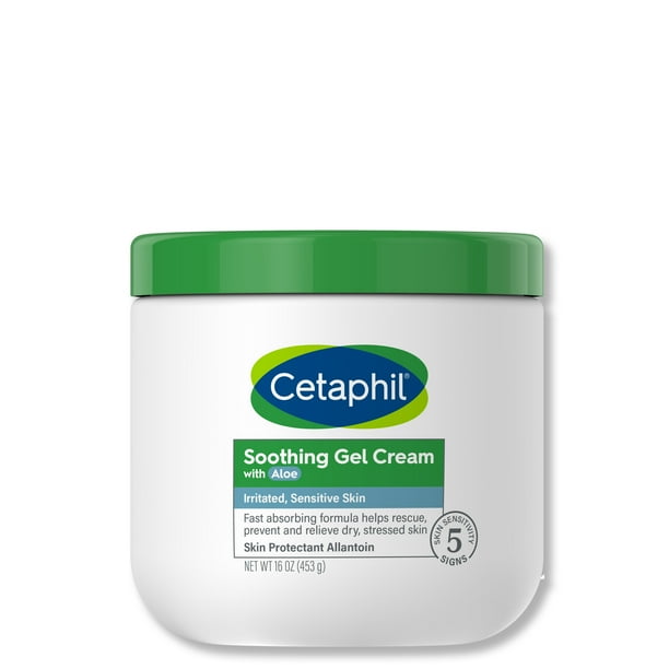 Cetaphil Soothing Gel-Cream with Aloe, Moisturizing Face Lotion