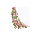 thumbnail image 2 of Guirnalda Wisteria Flores Artificiales Decoración 4 pzs, VERDE/ROSA, 2 of 3